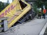 Ranní havárie kamionu v Šenově. 16. 8. 2011