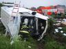 V Krnově se srazil motorový vlak s dodávkou, 1 zraněný 22. 7.