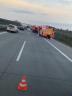 Na dálnici u Ostravy hořel kamion naložený auty