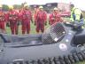 Ostravští hasiči cvičili na hlučínské štěrkovně záchranu osob na vznášedle